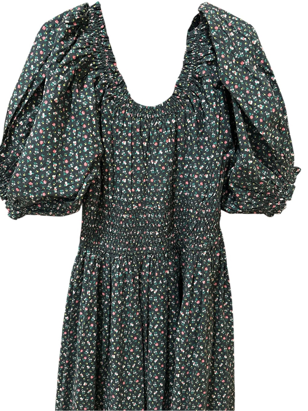 DOEN Victoire Floral 100% Organic Cotton Dress in Mirbeau Garden Size: XXL - Picture 11 of 12